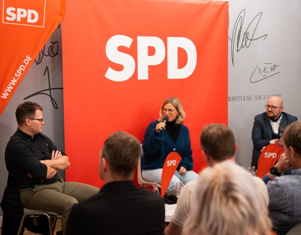 Jahresauftakt der SPD Erfurt mit Bundesumweltminister Carsten Schneider, Dr. Cornelia Urban und Daniel Mroß